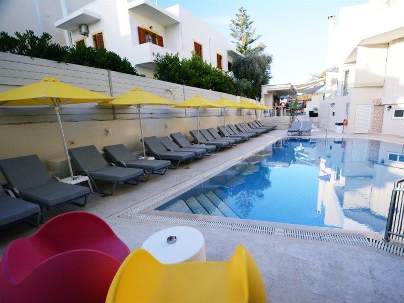 Dimitrios Beach Hotel Adults Friendly 14 Plus Rethymnon Exterior foto