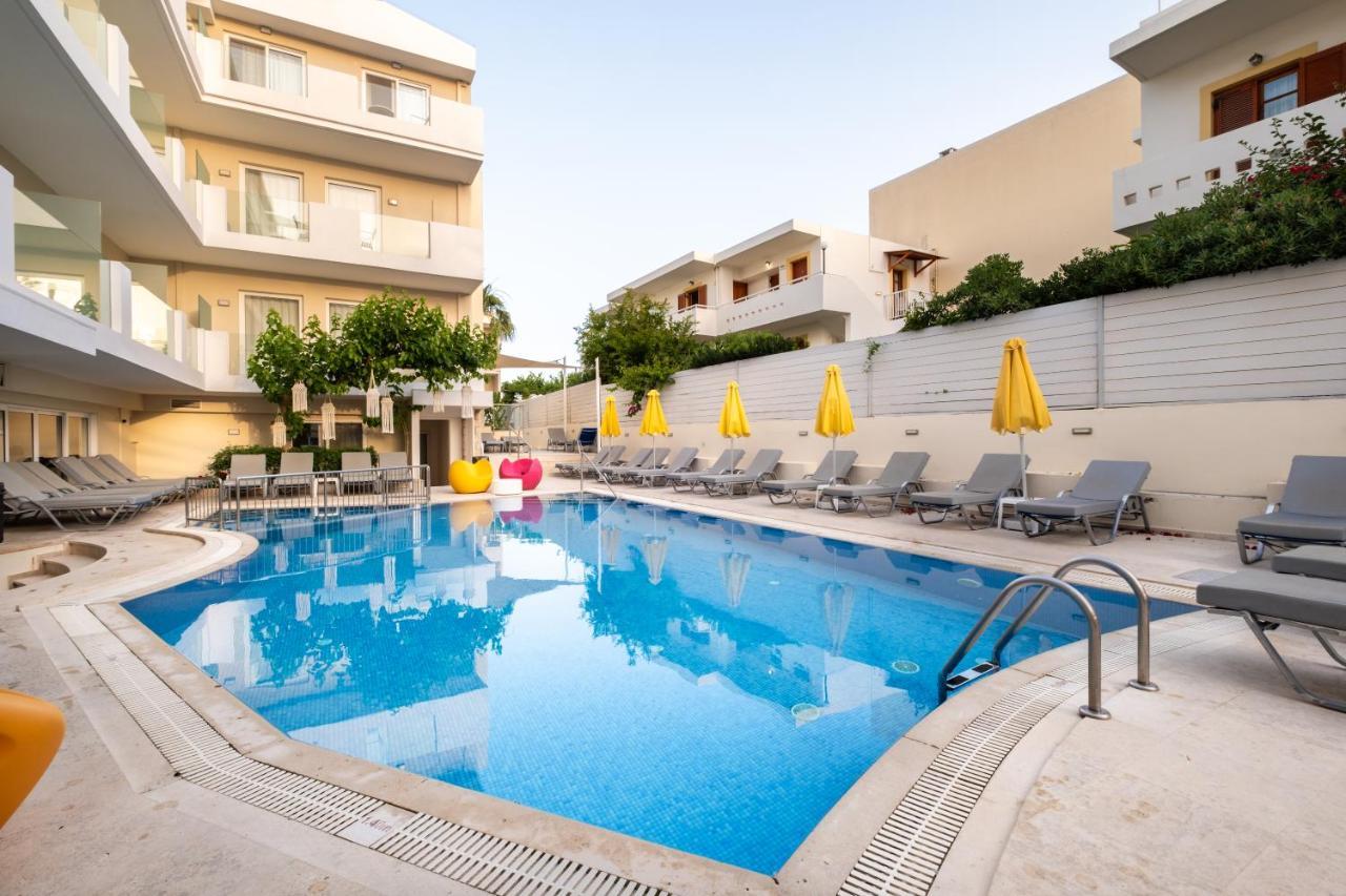 Dimitrios Beach Hotel Adults Friendly 14 Plus Rethymnon Exterior foto
