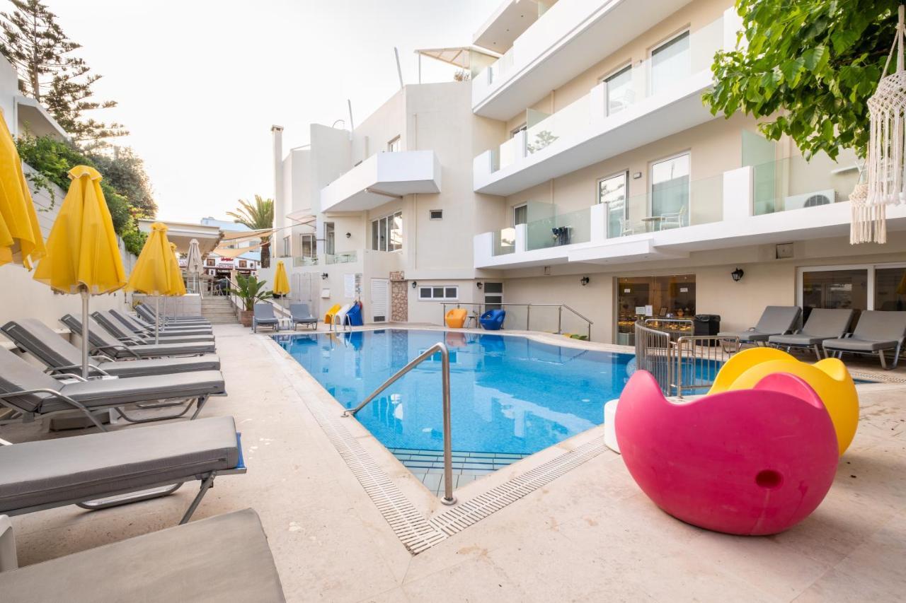Dimitrios Beach Hotel Adults Friendly 14 Plus Rethymnon Exterior foto