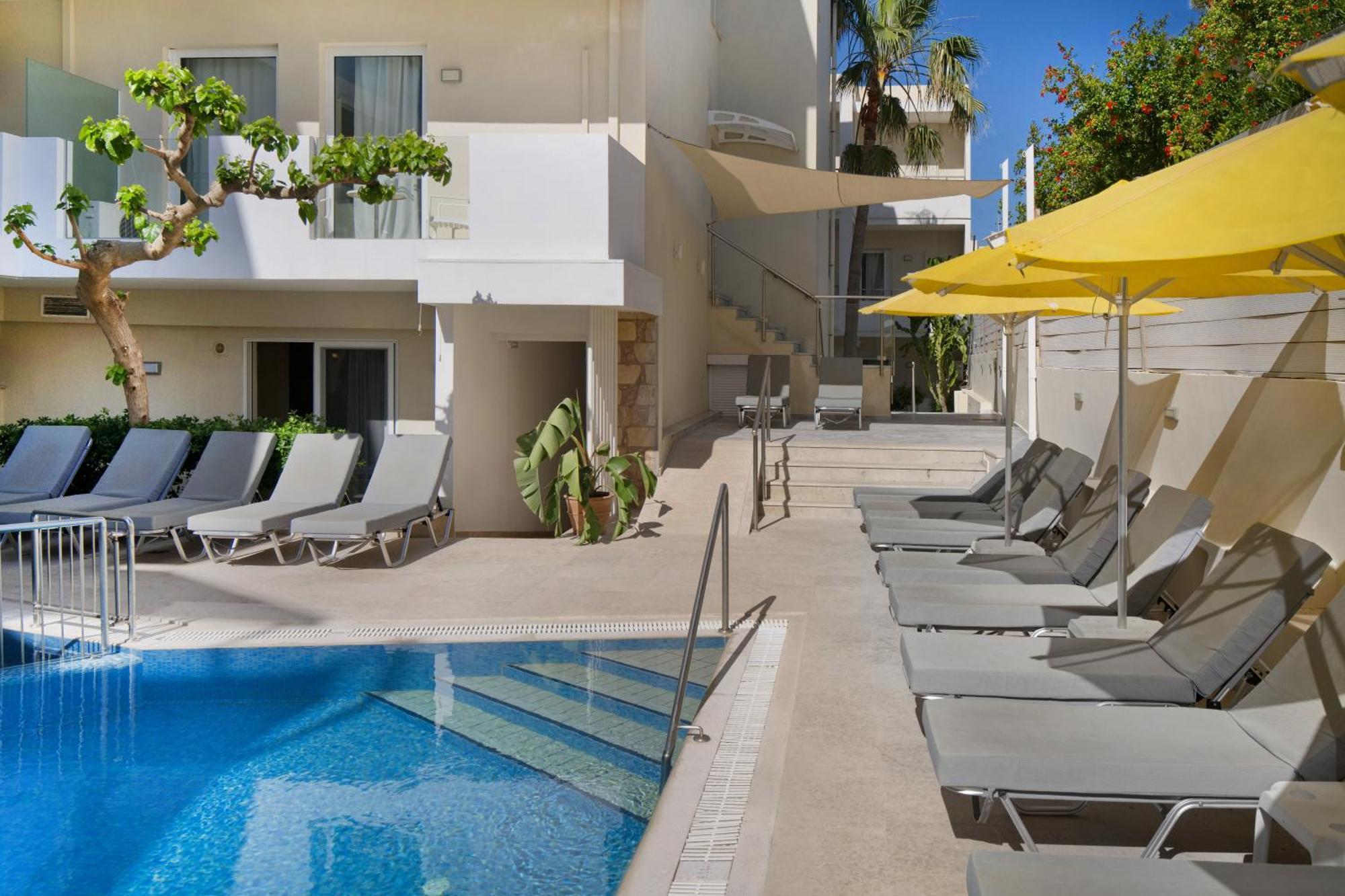 Dimitrios Beach Hotel Adults Friendly 14 Plus Rethymnon Exterior foto